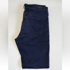 AG Women's The Stevie Ankle Slim Straight Stretch Blue Jeans Size 26 X 28 USA
